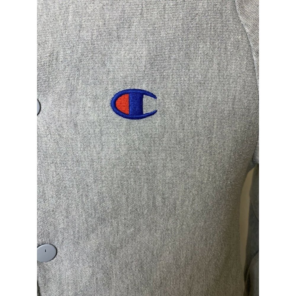 Champion Reverse Weave Snap Button Jacket Size Me… - image 2
